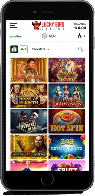 lucky bird mobilni kazino